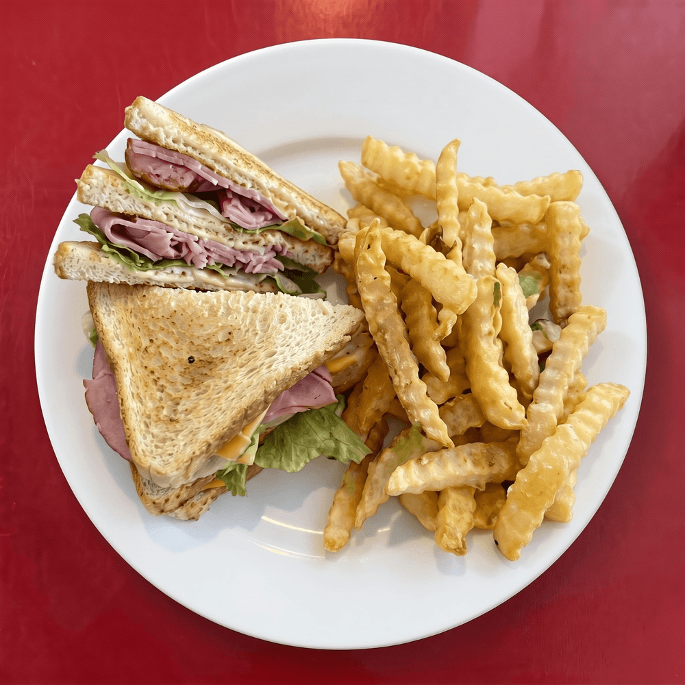 Ham & Cheese Three-Decker