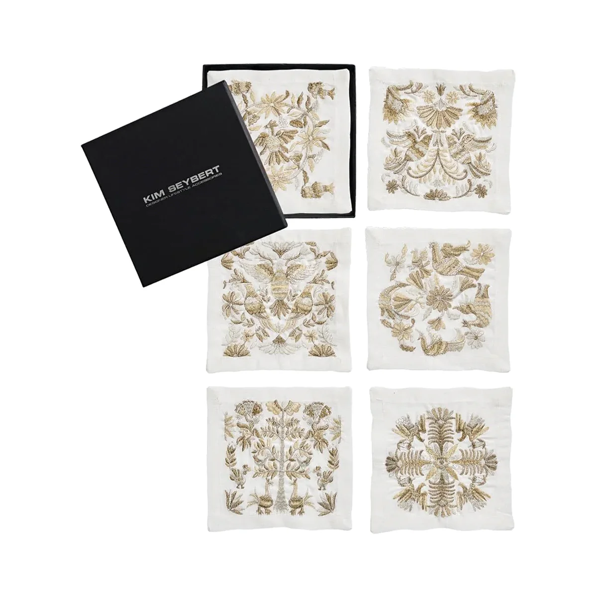 Kim Seybert Otomi Cocktail Napkin - Set of 6
