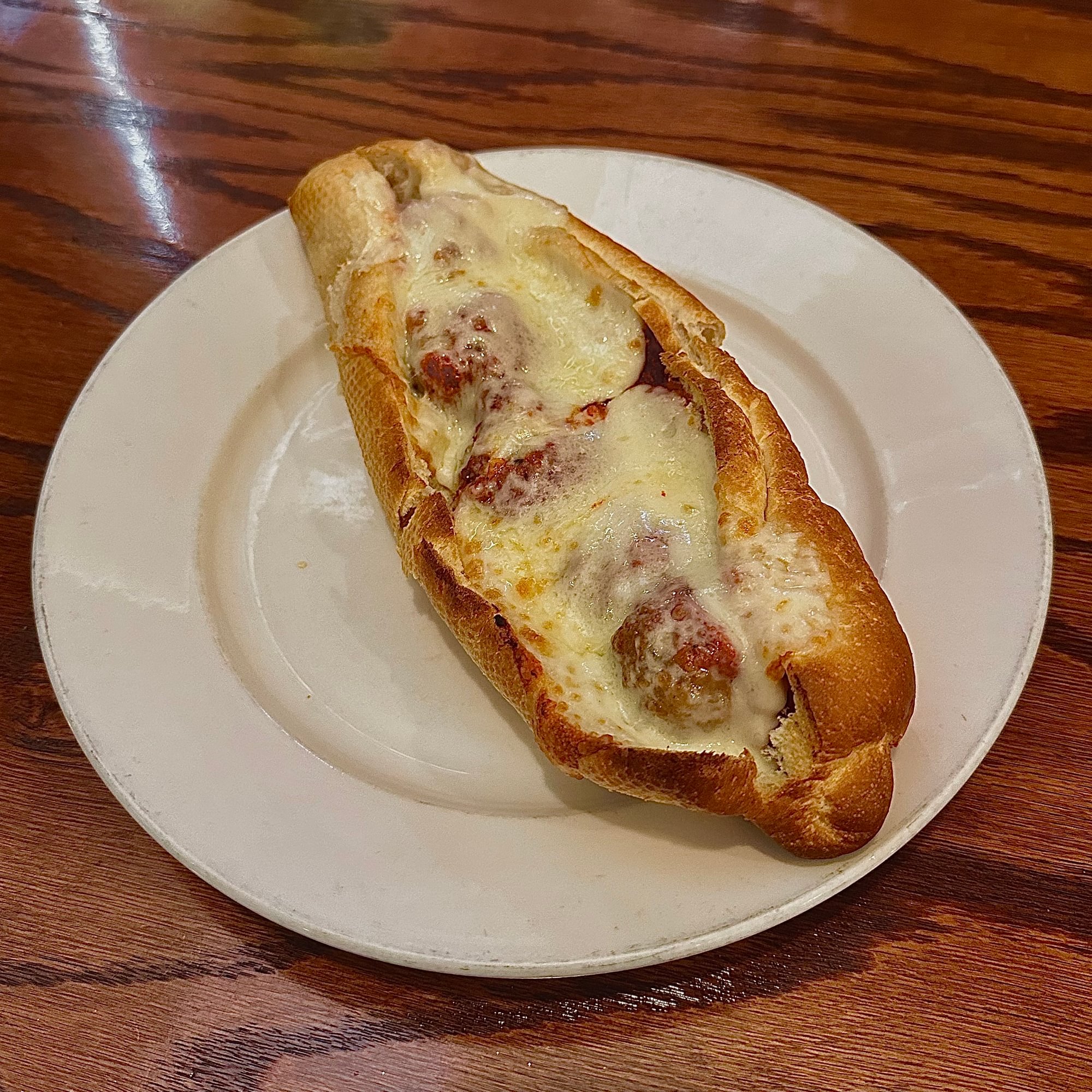 Meatball Parmigiana Hot Sub