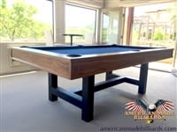 Contemporary Pool Table Malibu Walnut