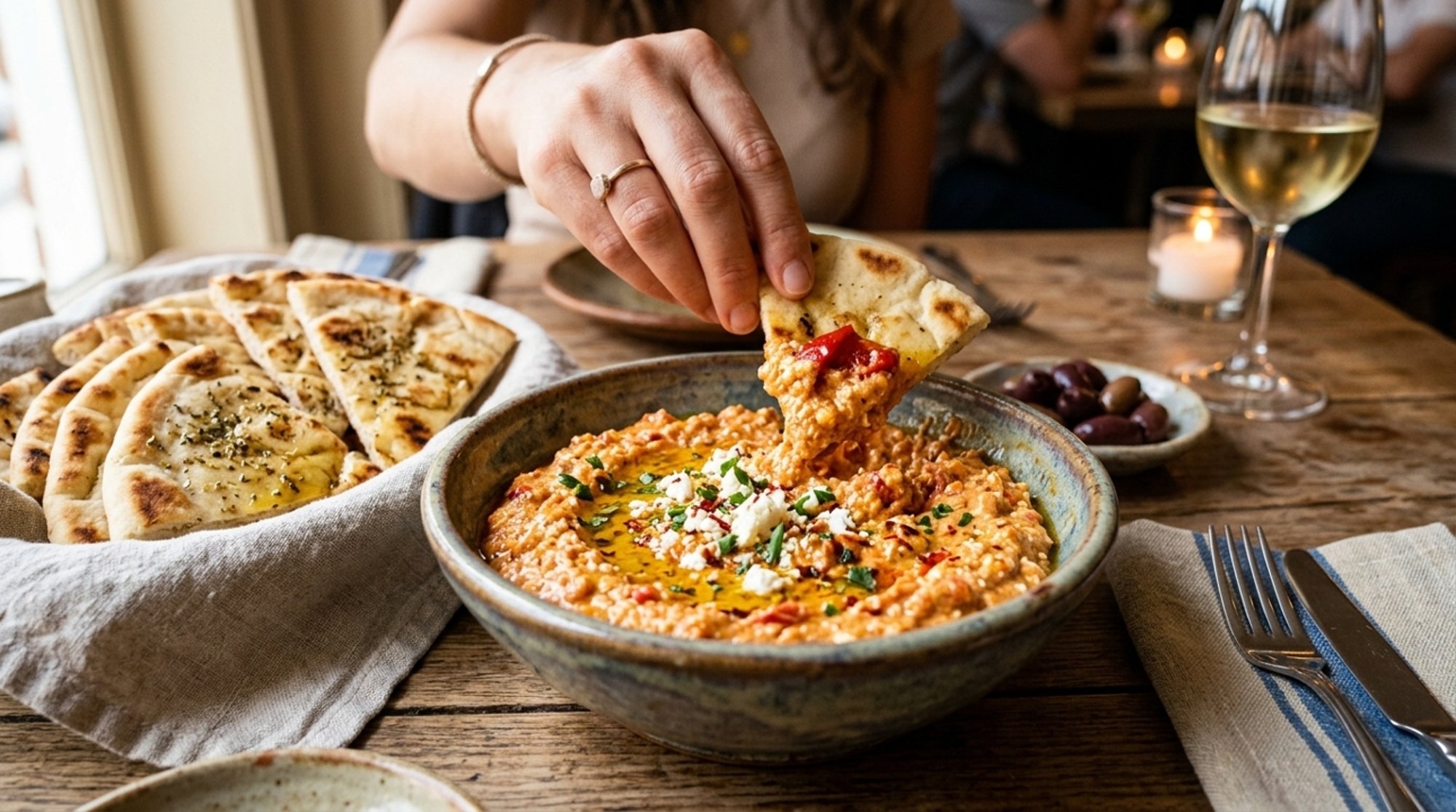 SPICY FETA DIP (VE)