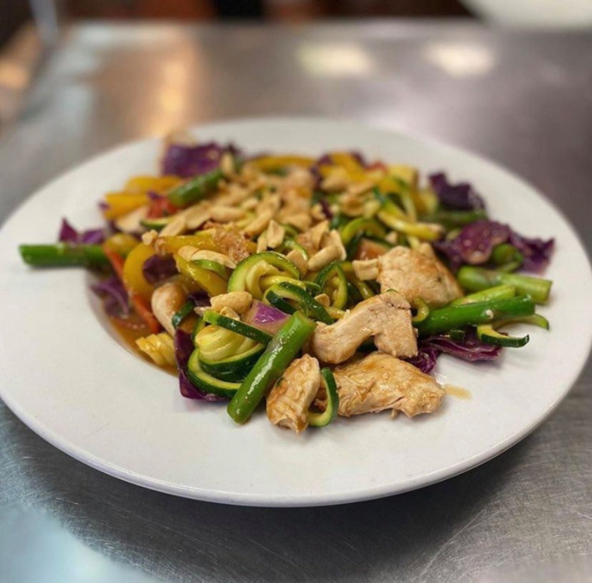 Thai Peanut Chicken Pasta
