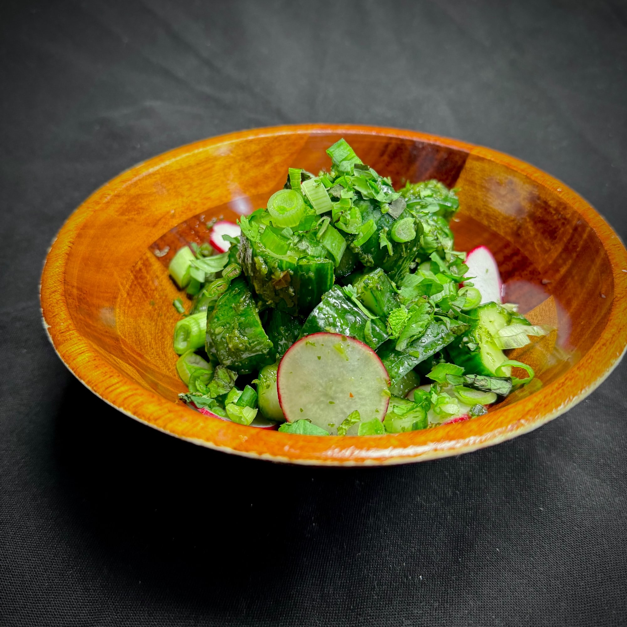 Smashed Cucumbers