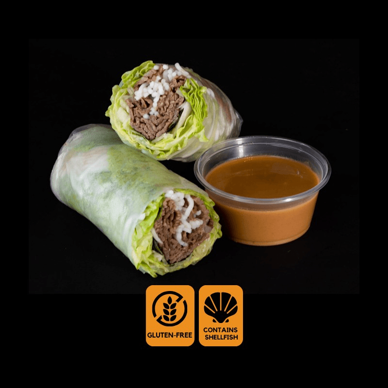 Pasture Raised Steak Spring Rolls