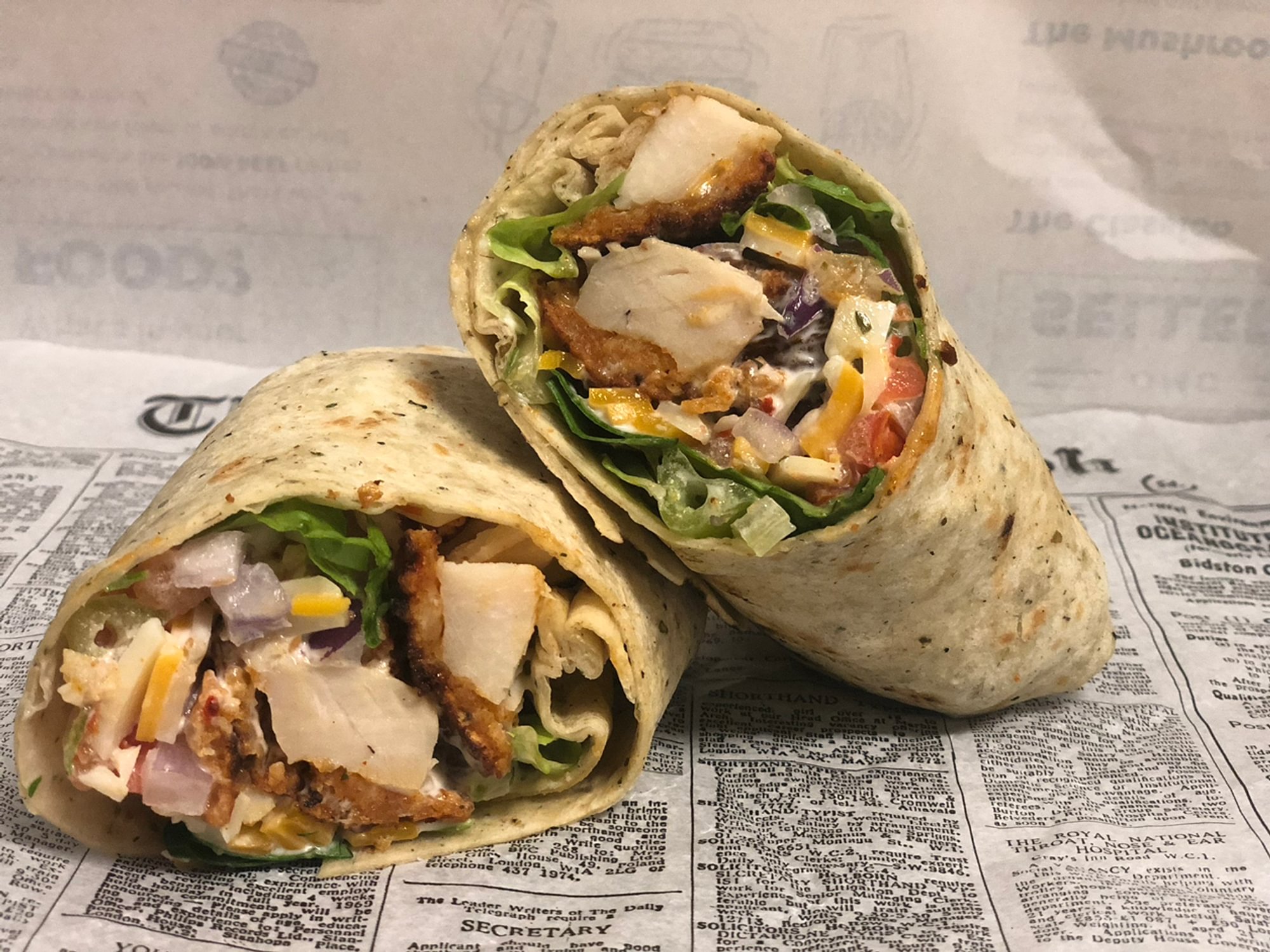Spicy Colonel Wrap
