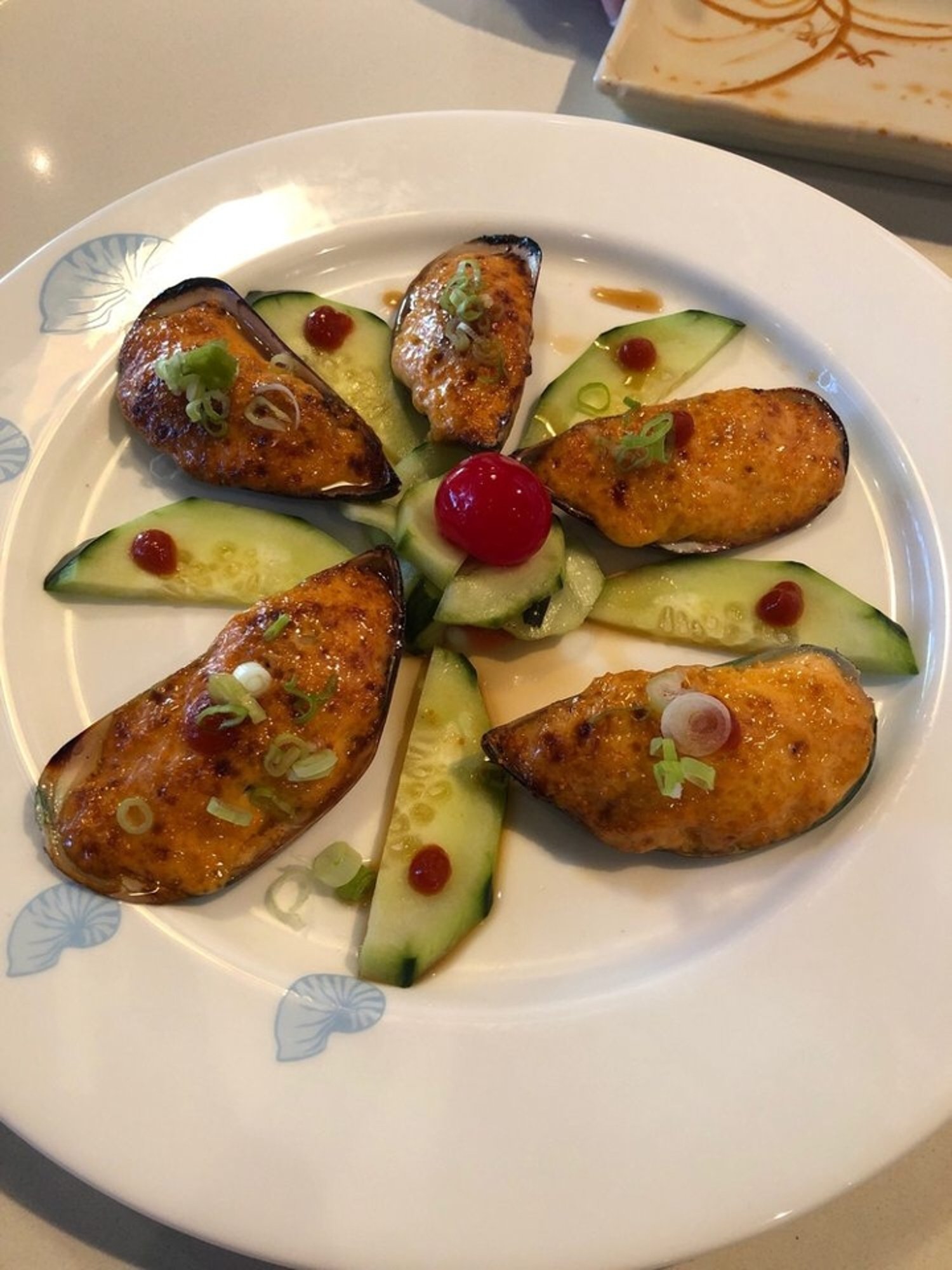Baked Green Mussel