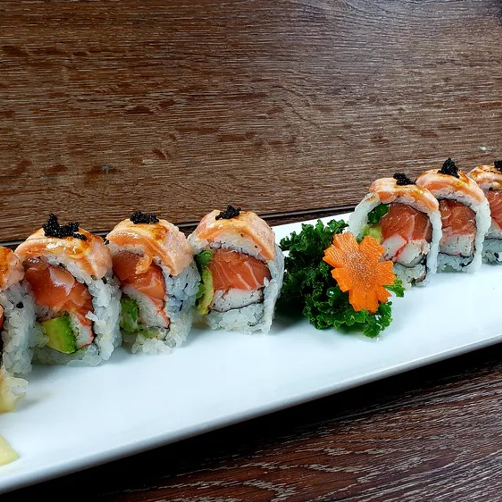 Slippery Salmon Roll