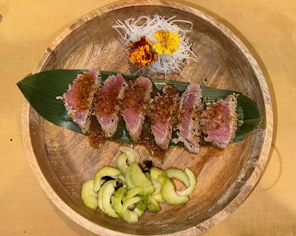 Sesame Seed Crust Tuna Sashimi