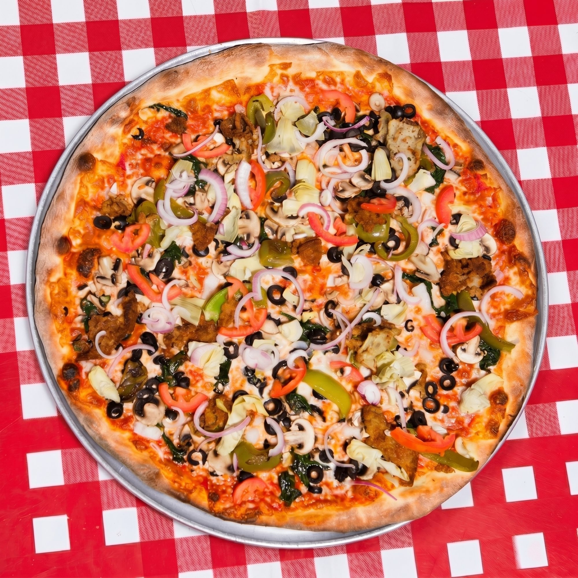 Vegetarian Pizza With Cheese