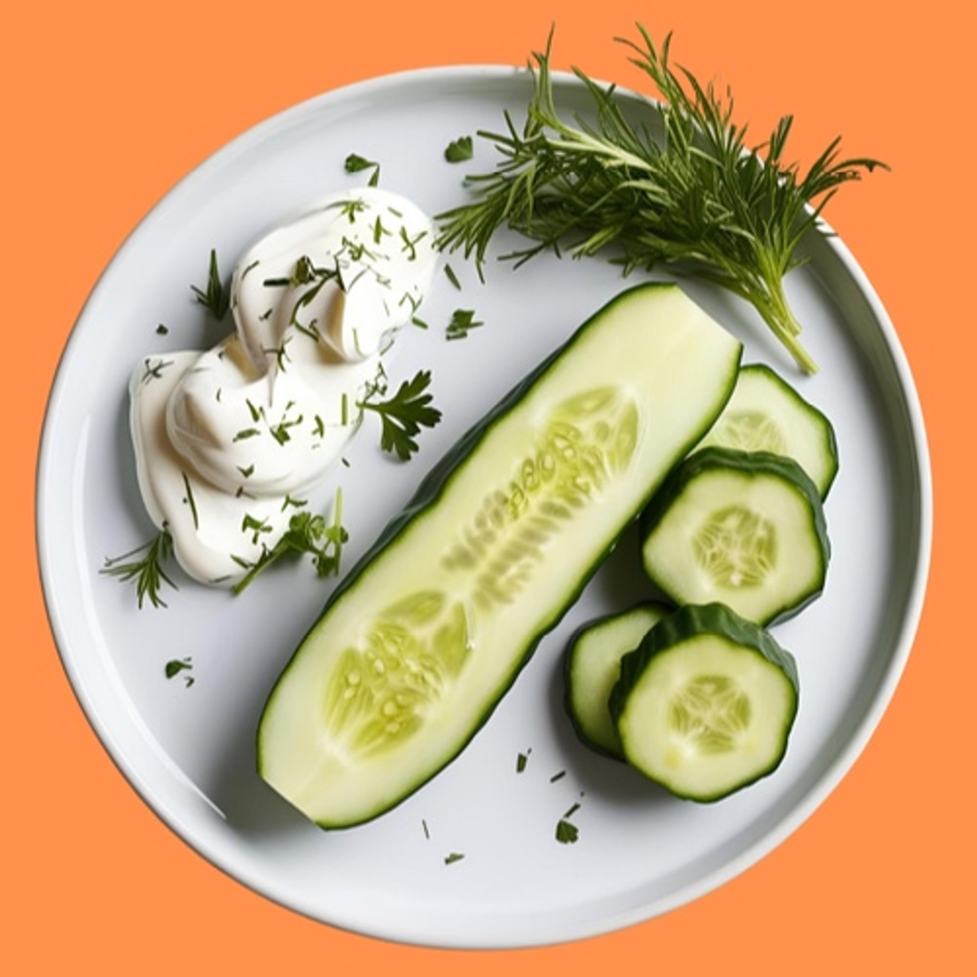 Cucumber Sour cream