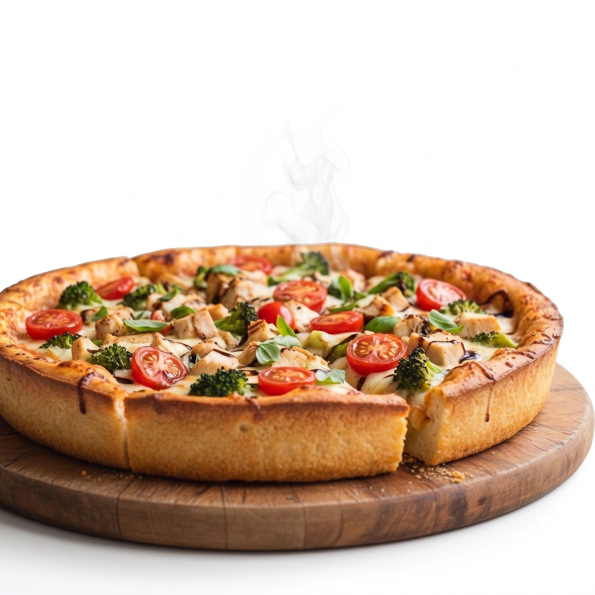 Chicken Bruschetta Pan Pizza