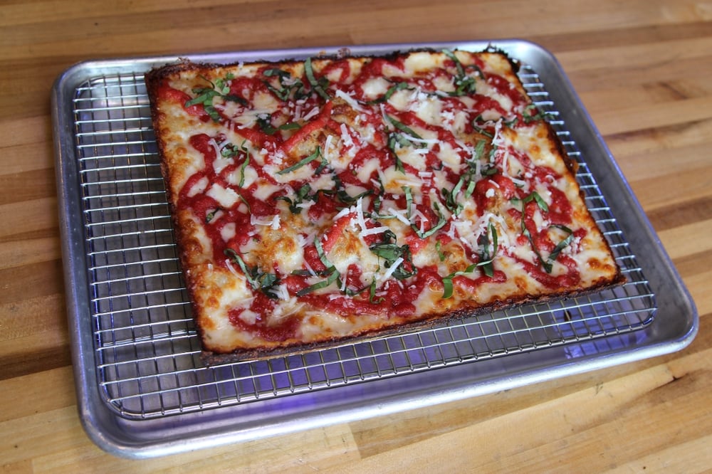 4 SQUARE CHEESE PIZZA