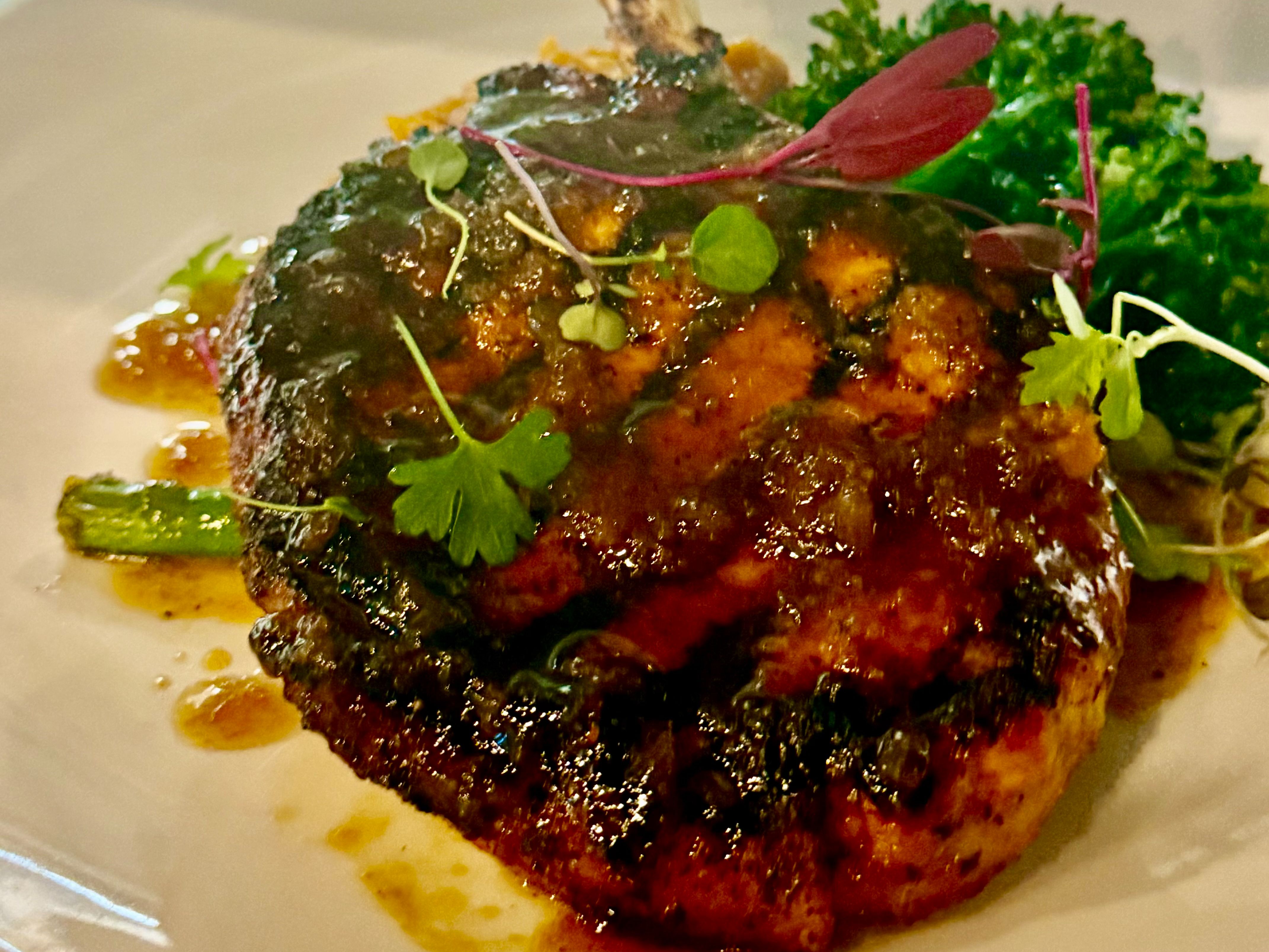 Maple Bourbon Pork Chop