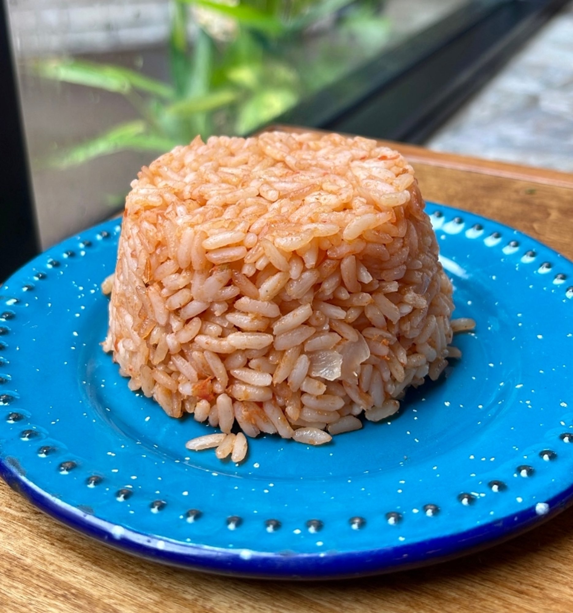 Add a Side of Traditional Red Rice with Garden Vegetables.