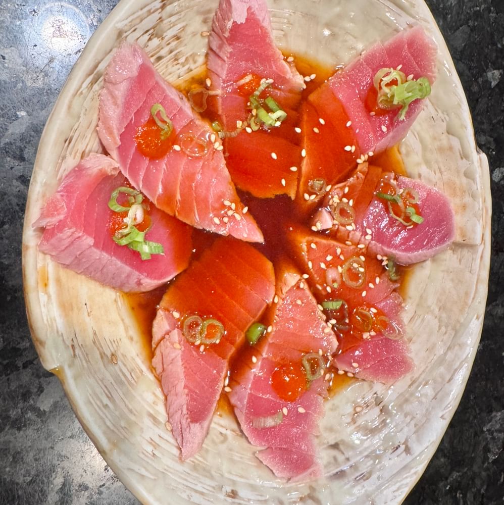 Tuna Tataki Sashimi