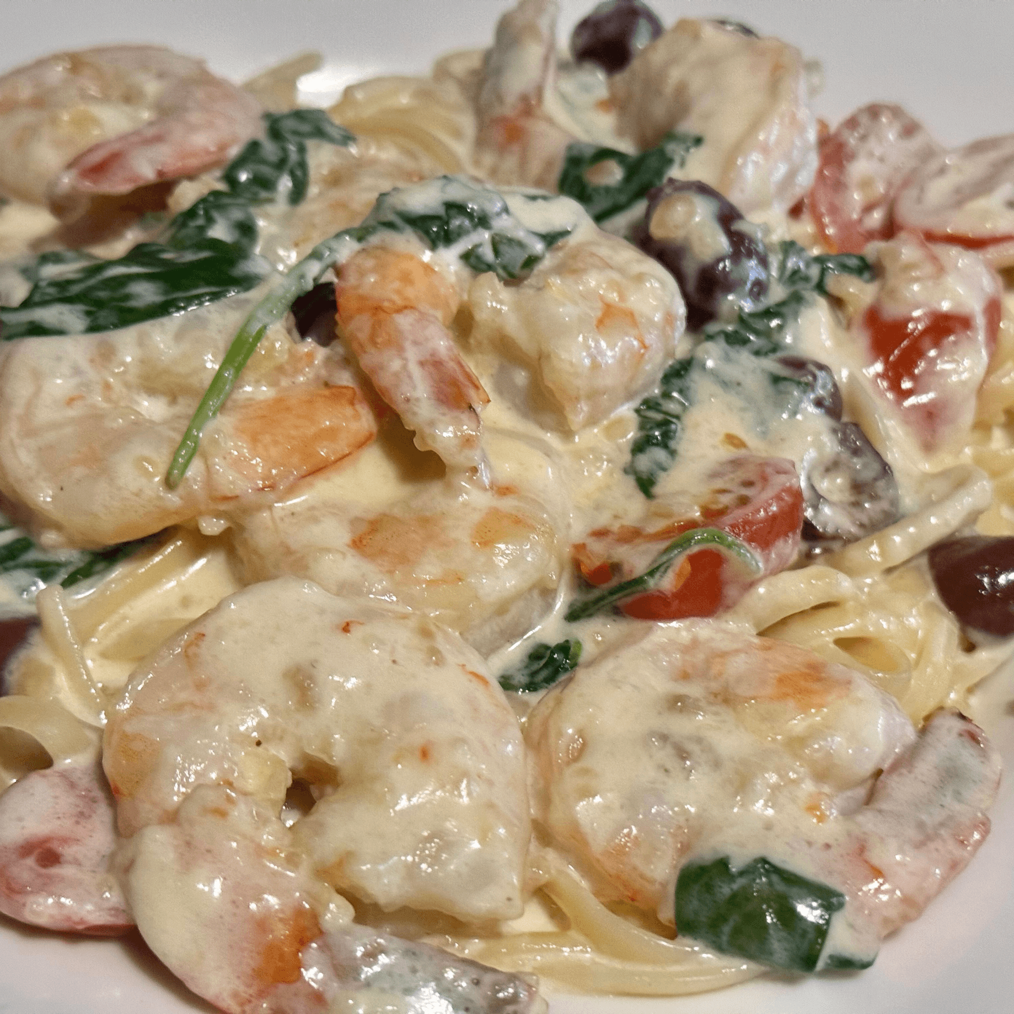 Mediterranean Shrimp Alfredo