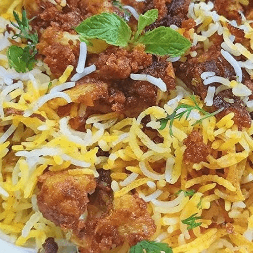 Gobi Manchurian Biryani