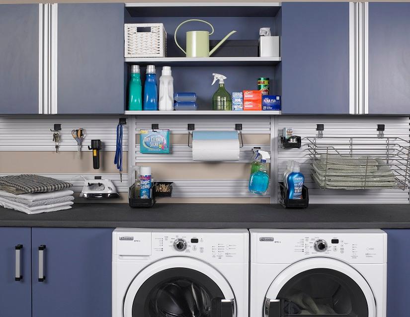 Custom cabinets can make your laundry room beautiful whilst always being super practical. You can maximize your storage space and have supplies and other household items tucked neatly away.  TailoredLivingBoise  FreeConsultation  CustomLaundryRoom  TailoredToYourNeeds