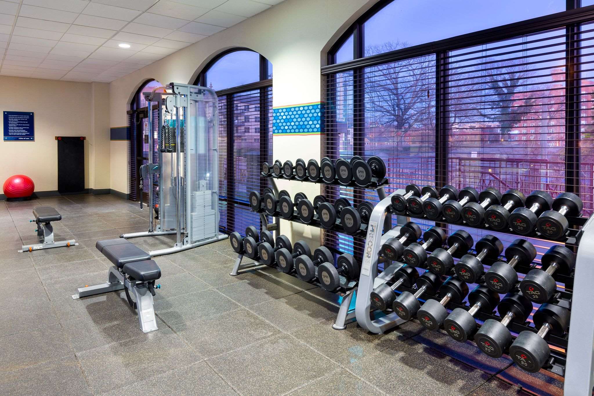 Health club  fitness center  gym