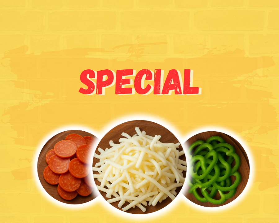 3 Toppings Special