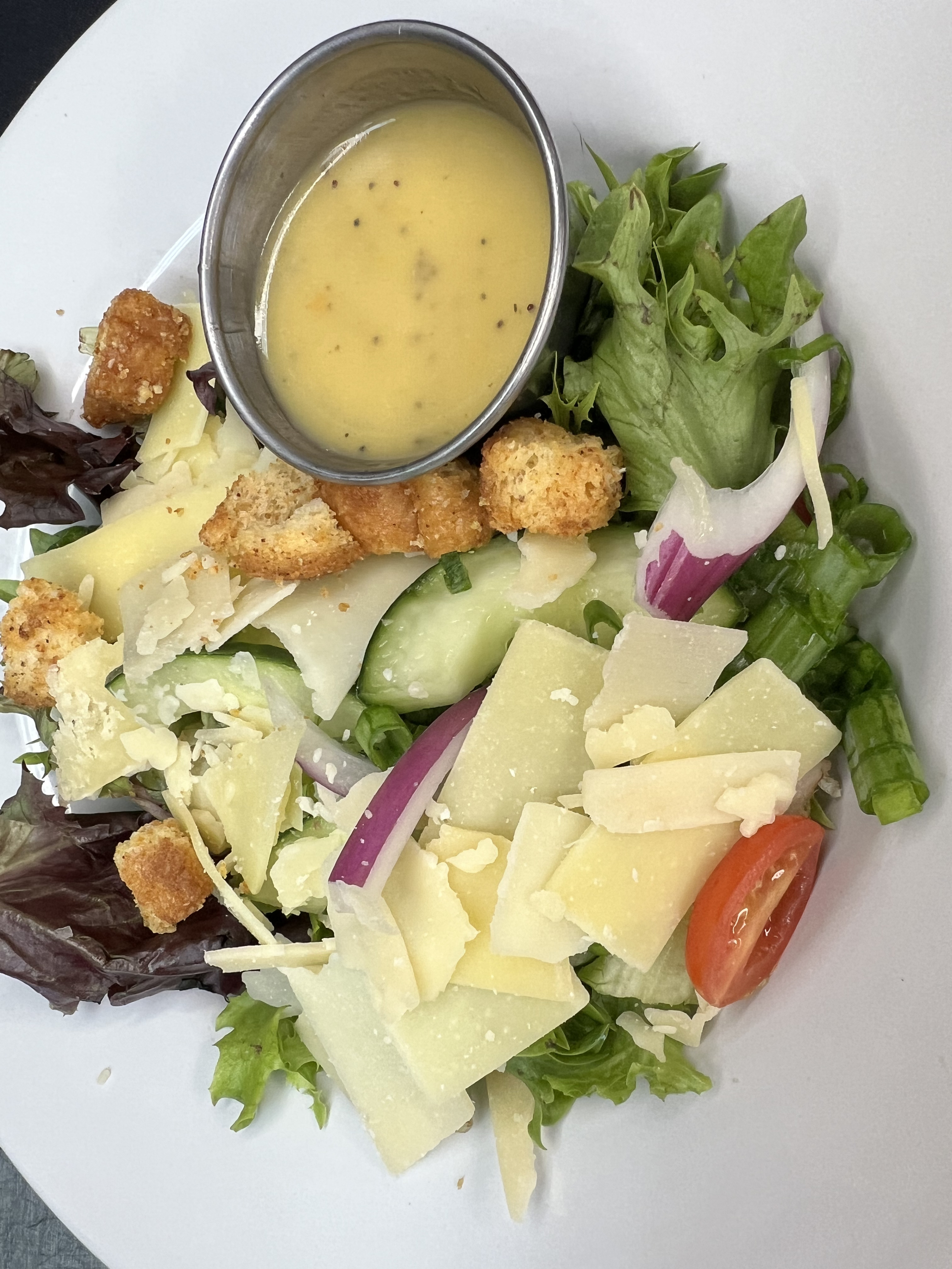 Deluxe Grilled Cheese & Salad
