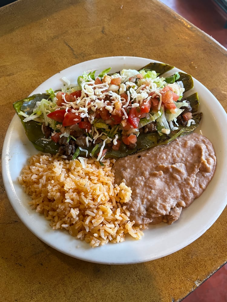 Cheese Chili Relleno Plate