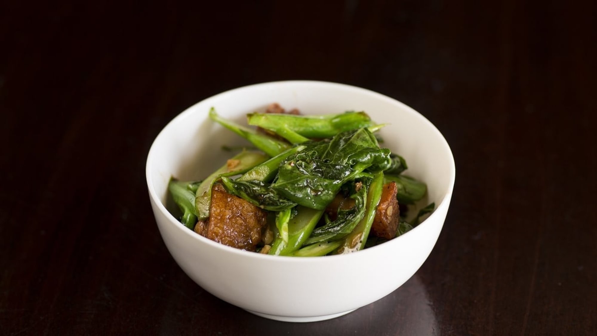 Ka Nah Mu Grob - Chinese Broccoli & Crispy Pork Belly
