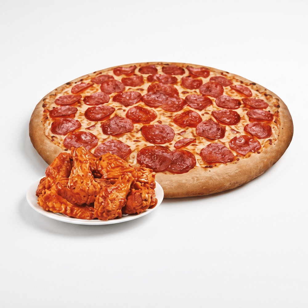 #3-Pizza & Wings Family Special Deal