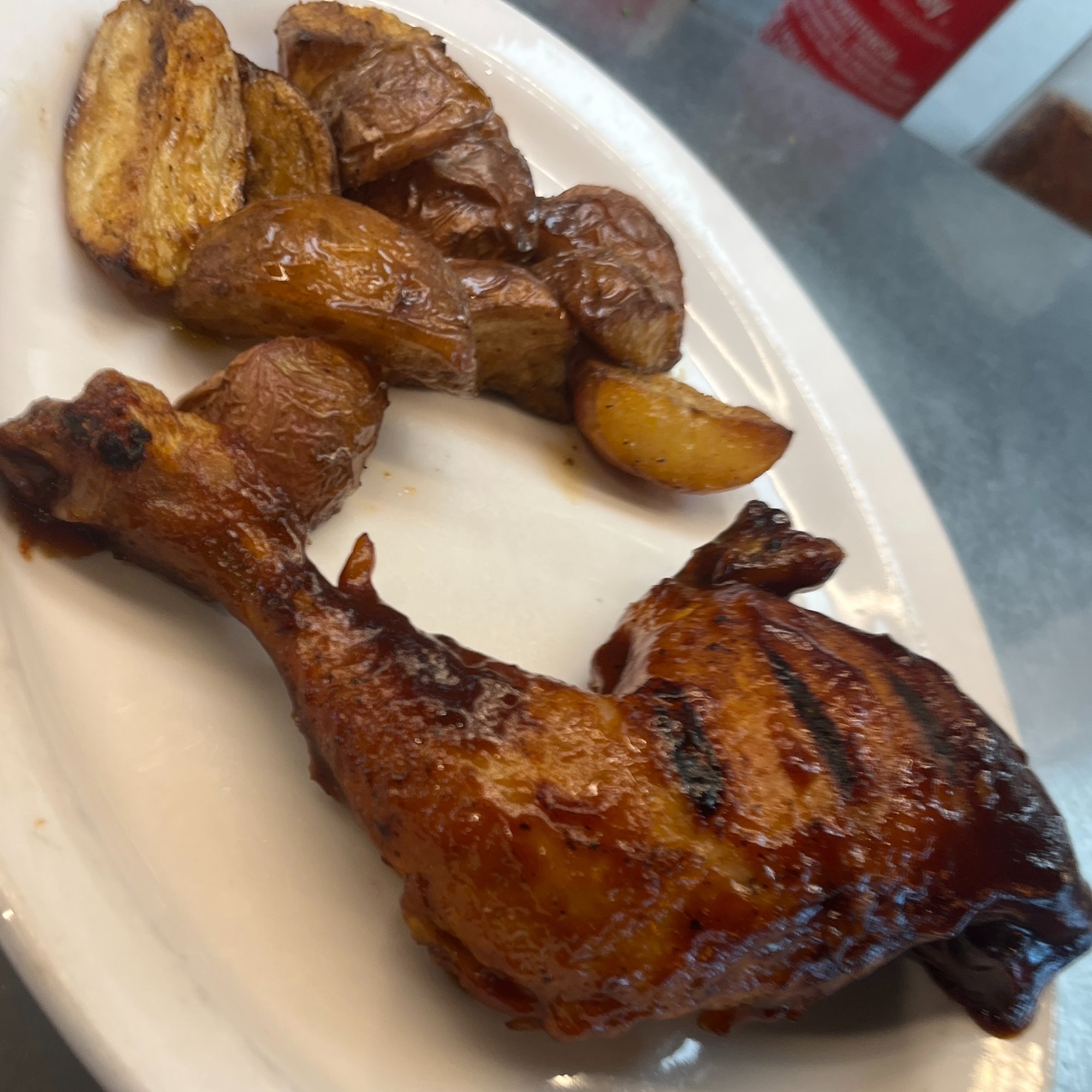 Luncheon Quarter Barbecued Chicken