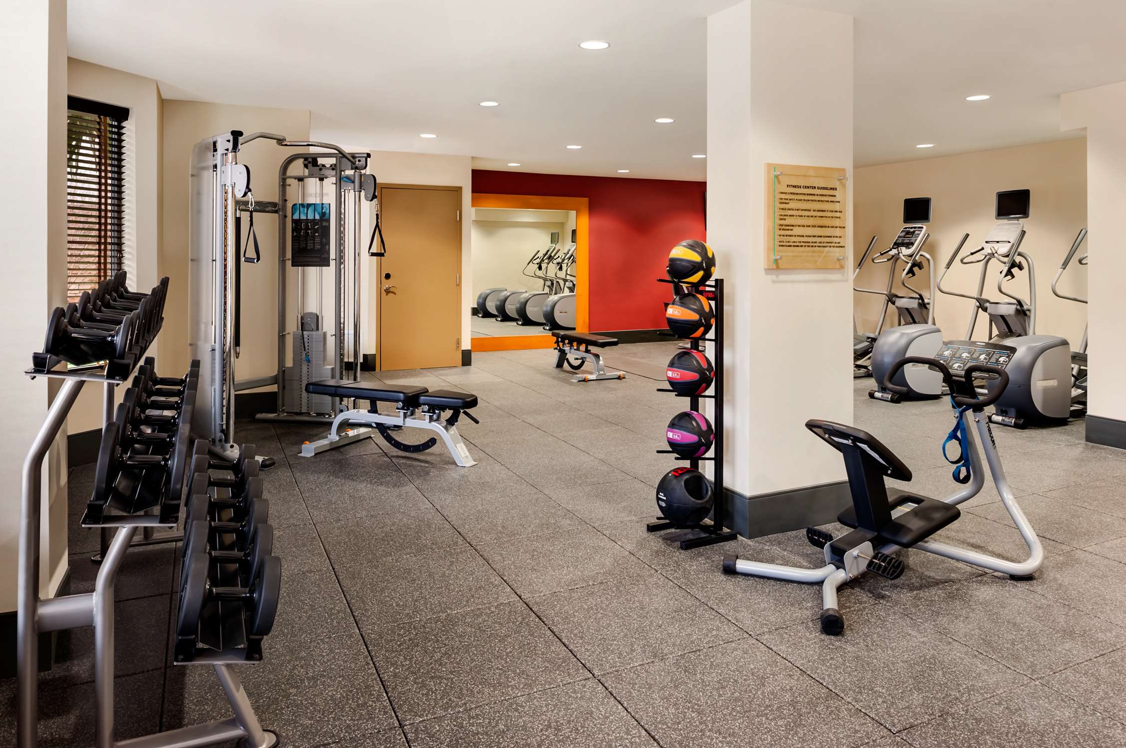 Health club  fitness center  gym