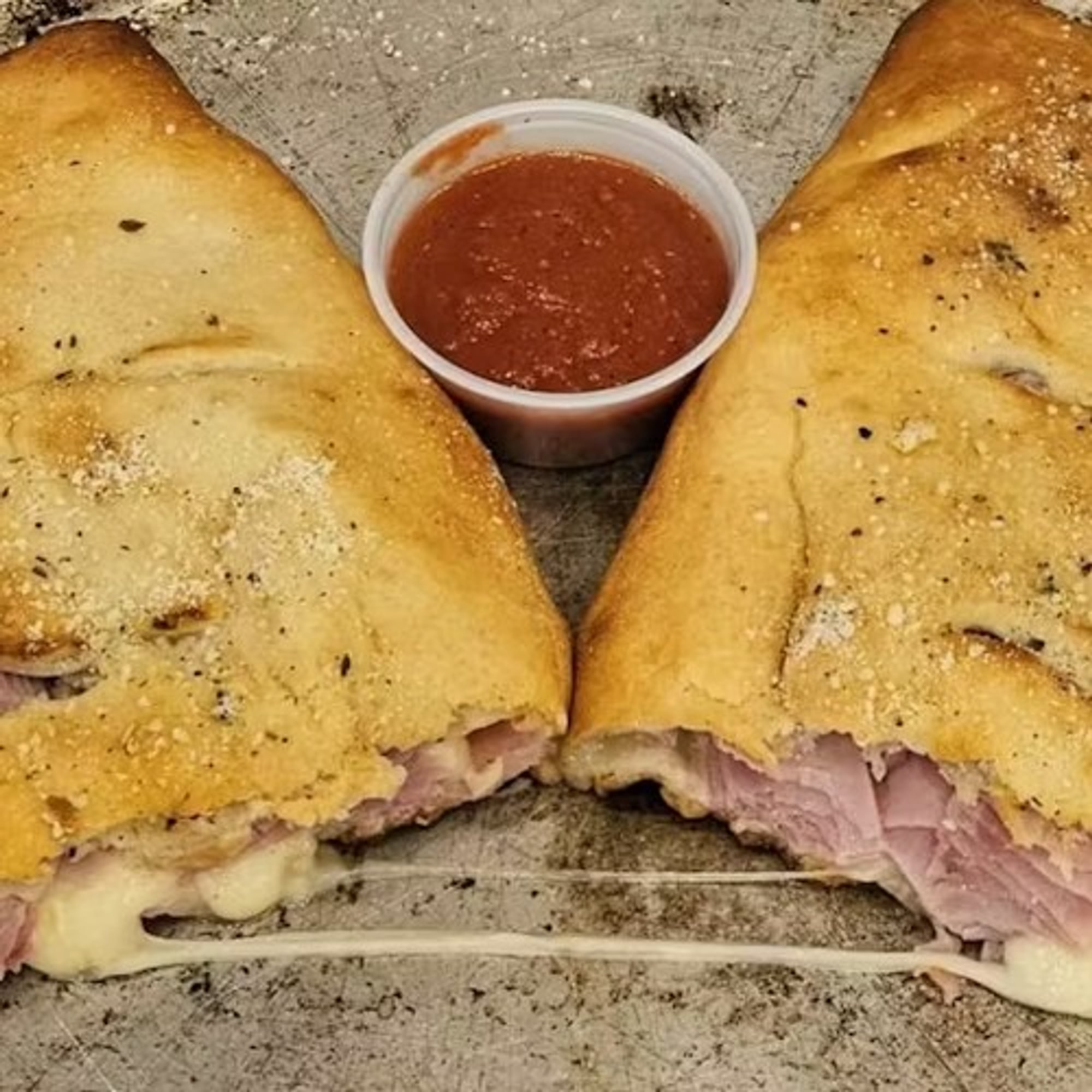 Ham and Cheese Stromboli