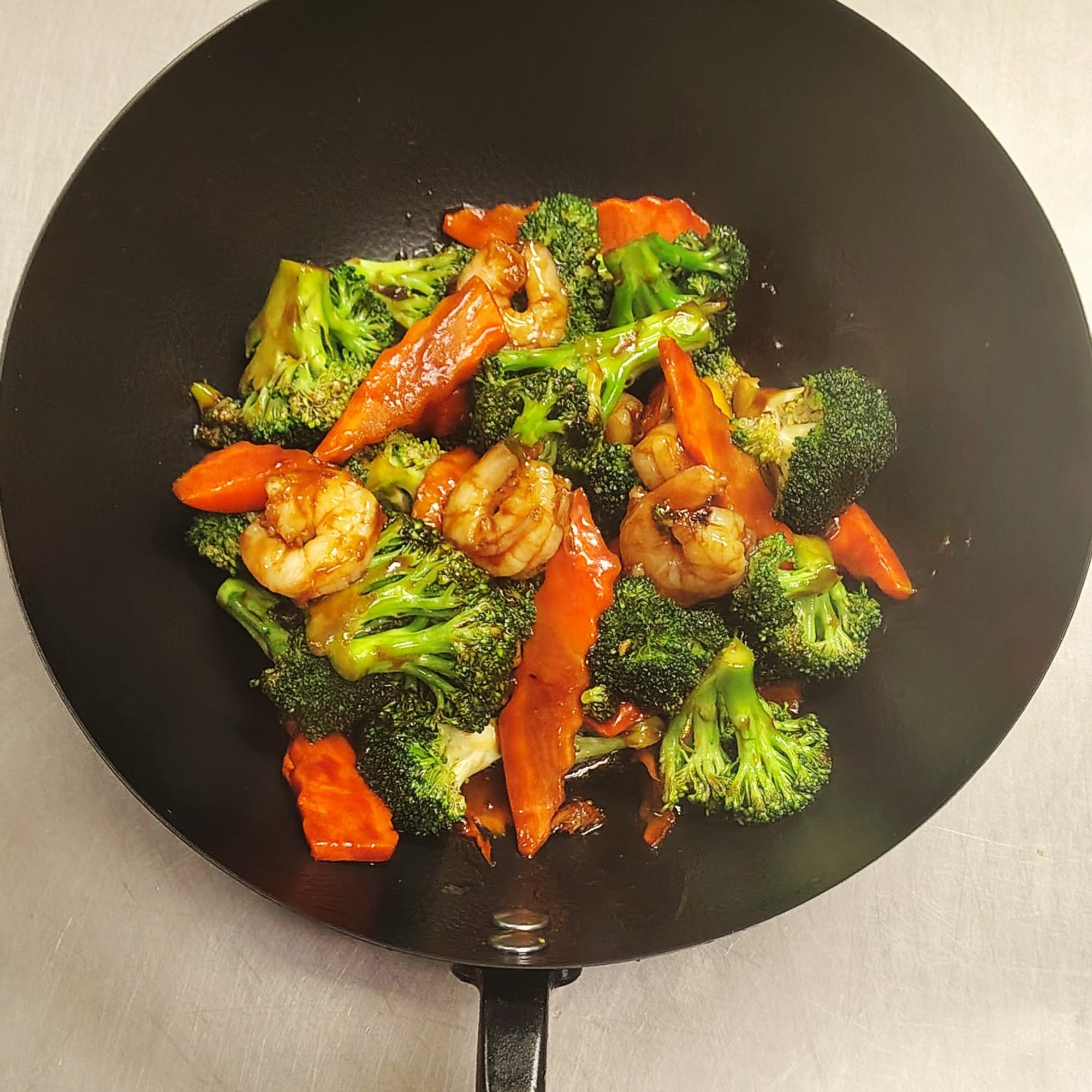 Shrimp with Broccoli Lunch