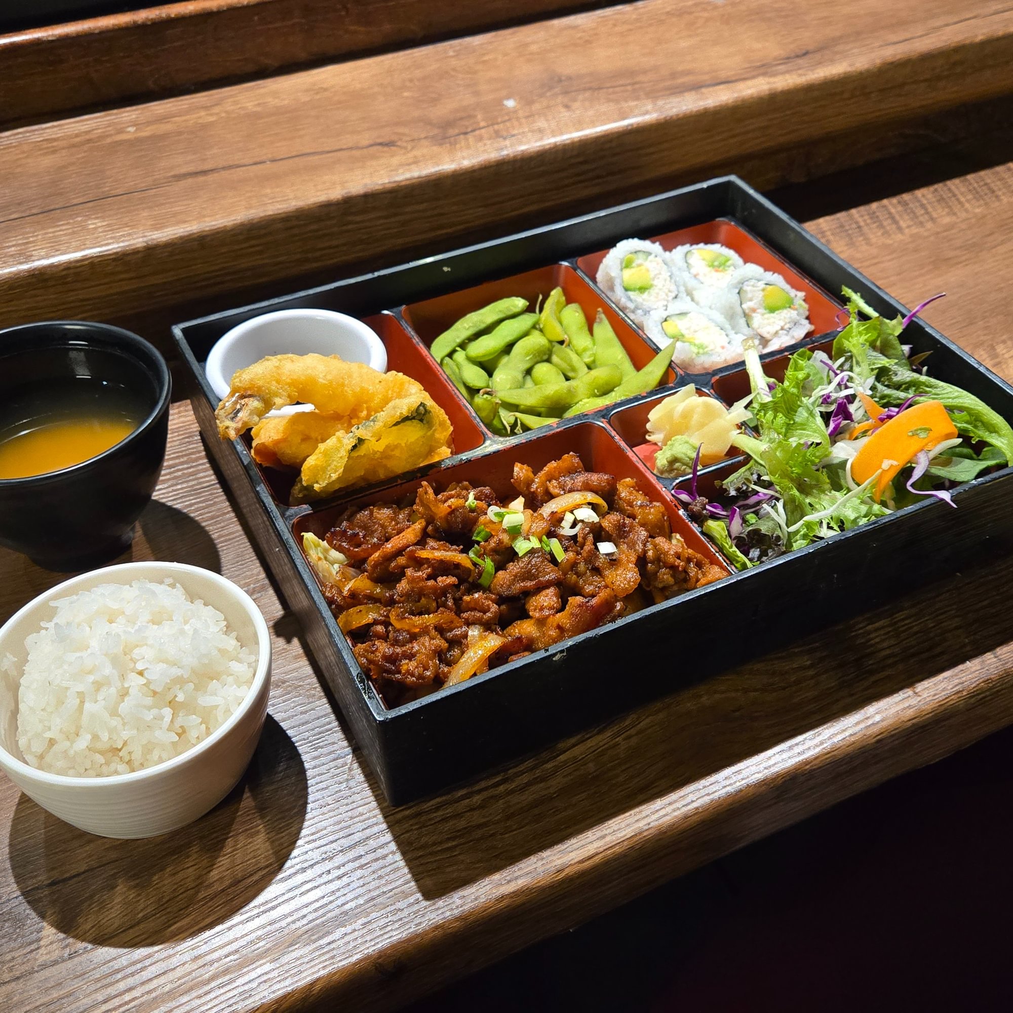 Spicy Pork Bento