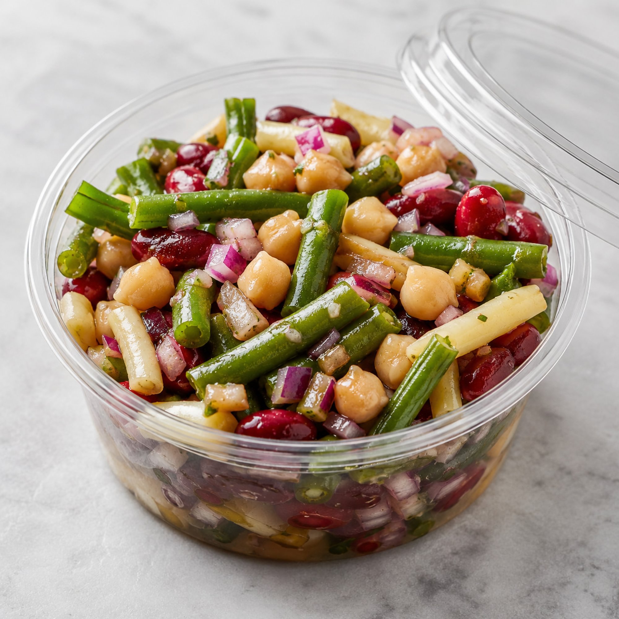 3-Bean Salad or Greek Pasta Salad