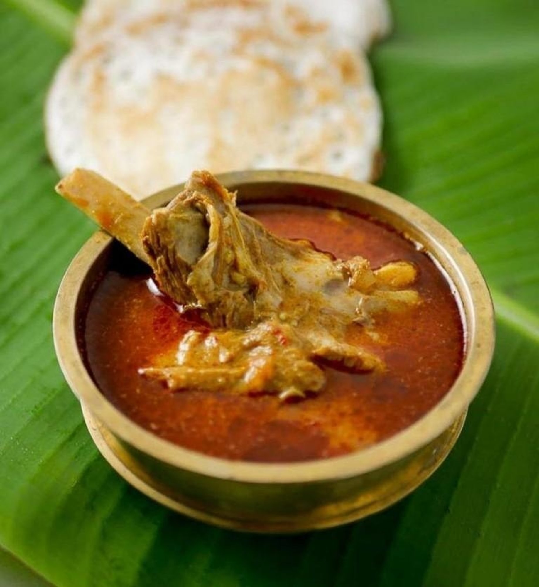 Kal Dosai (2 Piece) - Mutton Curry