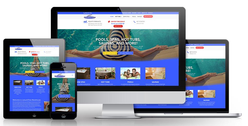 Websites for Hot Tub and Swim Spa Stores