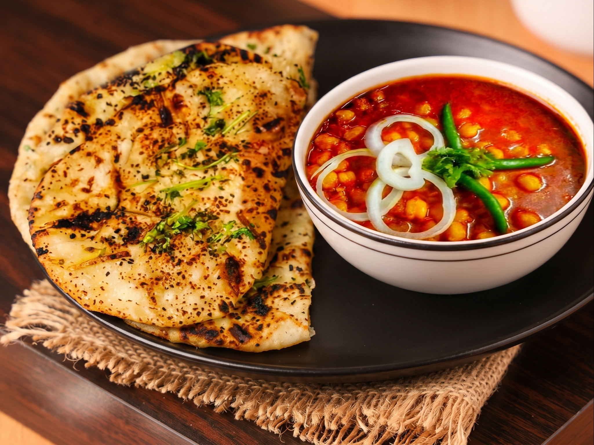 Amritsari Kulcha W / Chole