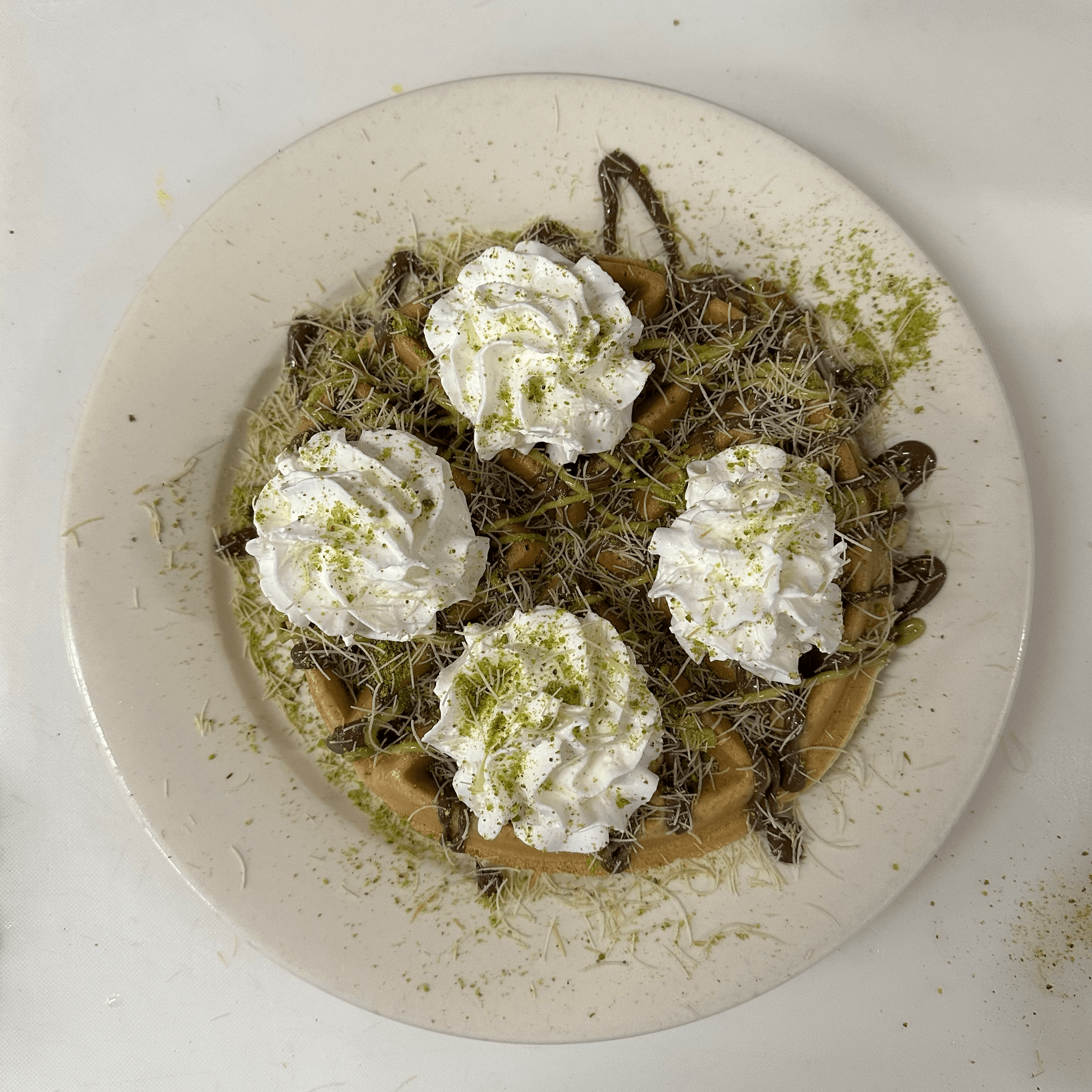 Dubai Chocolate Waffle