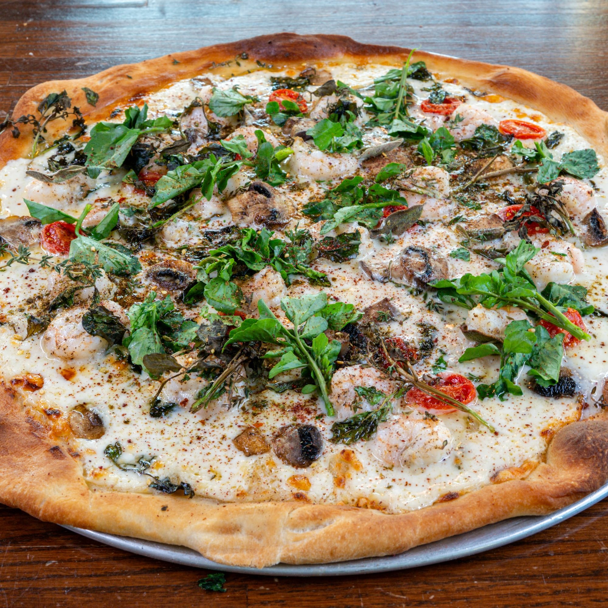 Shrimp Fredo Pizza
