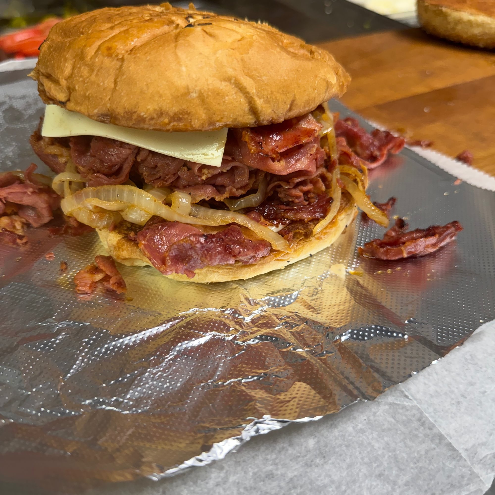Super Pastrami Sandwich