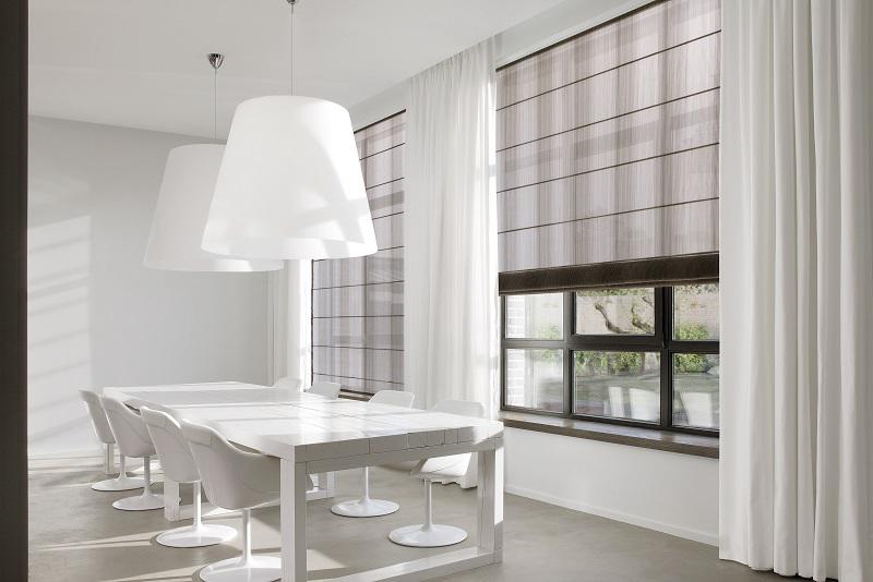 Here's a smart solution! Check out our Roman Shades Smart Home Collection!  They're available in colors and patterns to match your home-just like this fresh  space!  BudgetBlindsPointLoma   RomanShades  FreeConsultation  WindowWednesday
