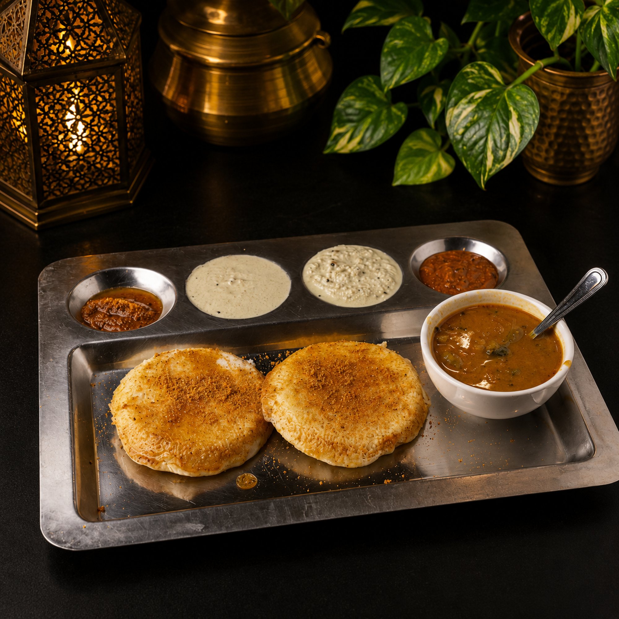 Thatte Ghee Podi Idly (2 pcs)