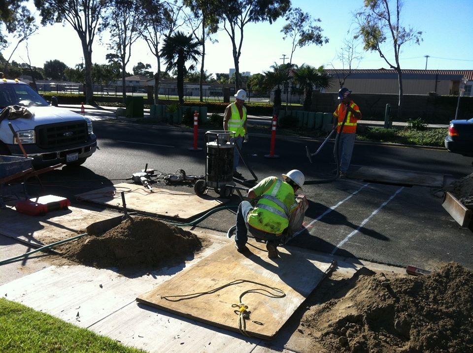 Some sewer lines cannot be replaced via trenchless for many reasons. FOr one the sewer may have collapsed to many roots that does'nt allows us to run our cable to conduct the trenchless sewer line replacement. We have the manpower and the ability to dig up the street and replace these sewer line at a very affordable price.  