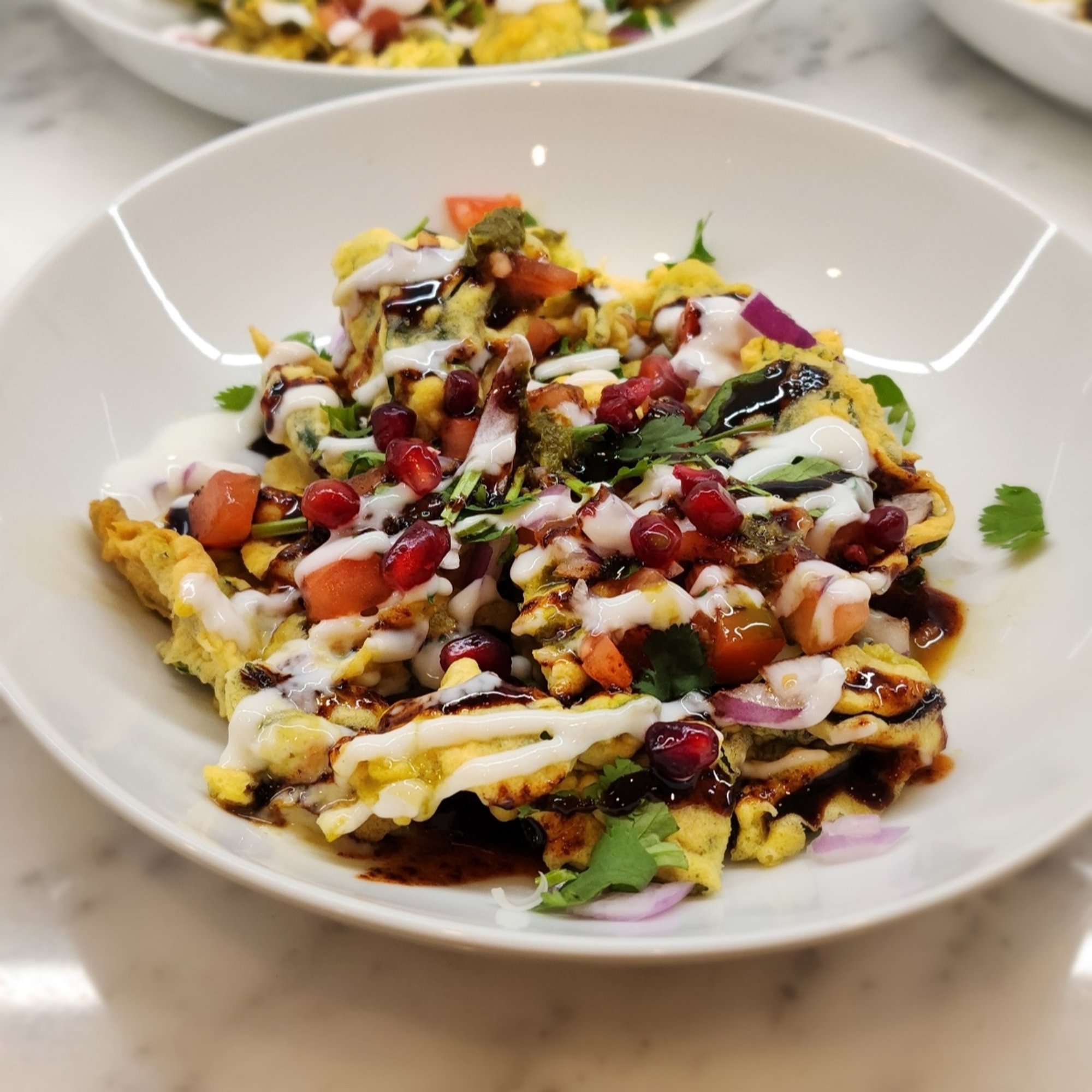 Palak Crunch Chaat