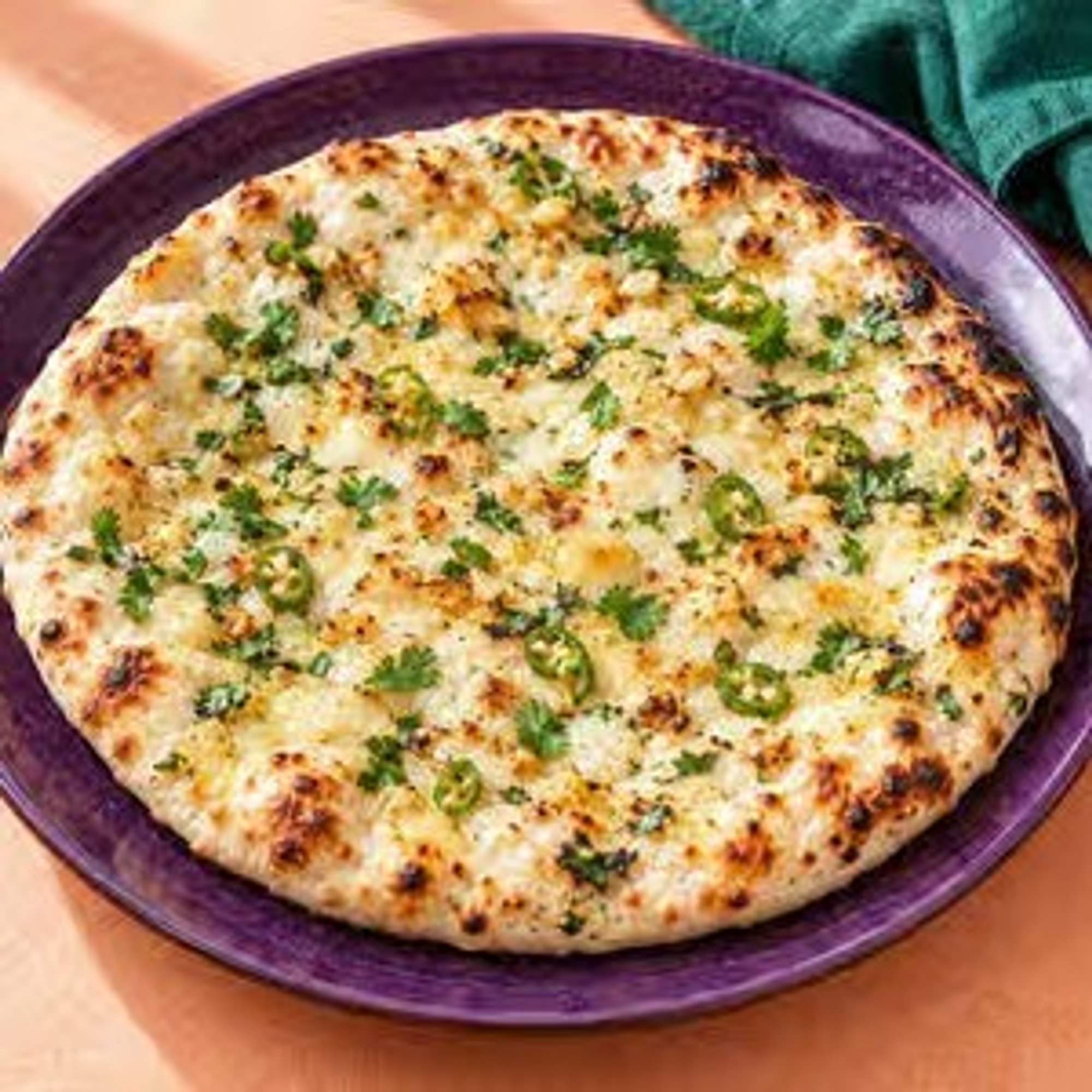 Garlic Chili Cheese Naan
