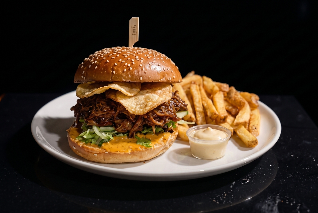 Knife and Fork Crunch Burger