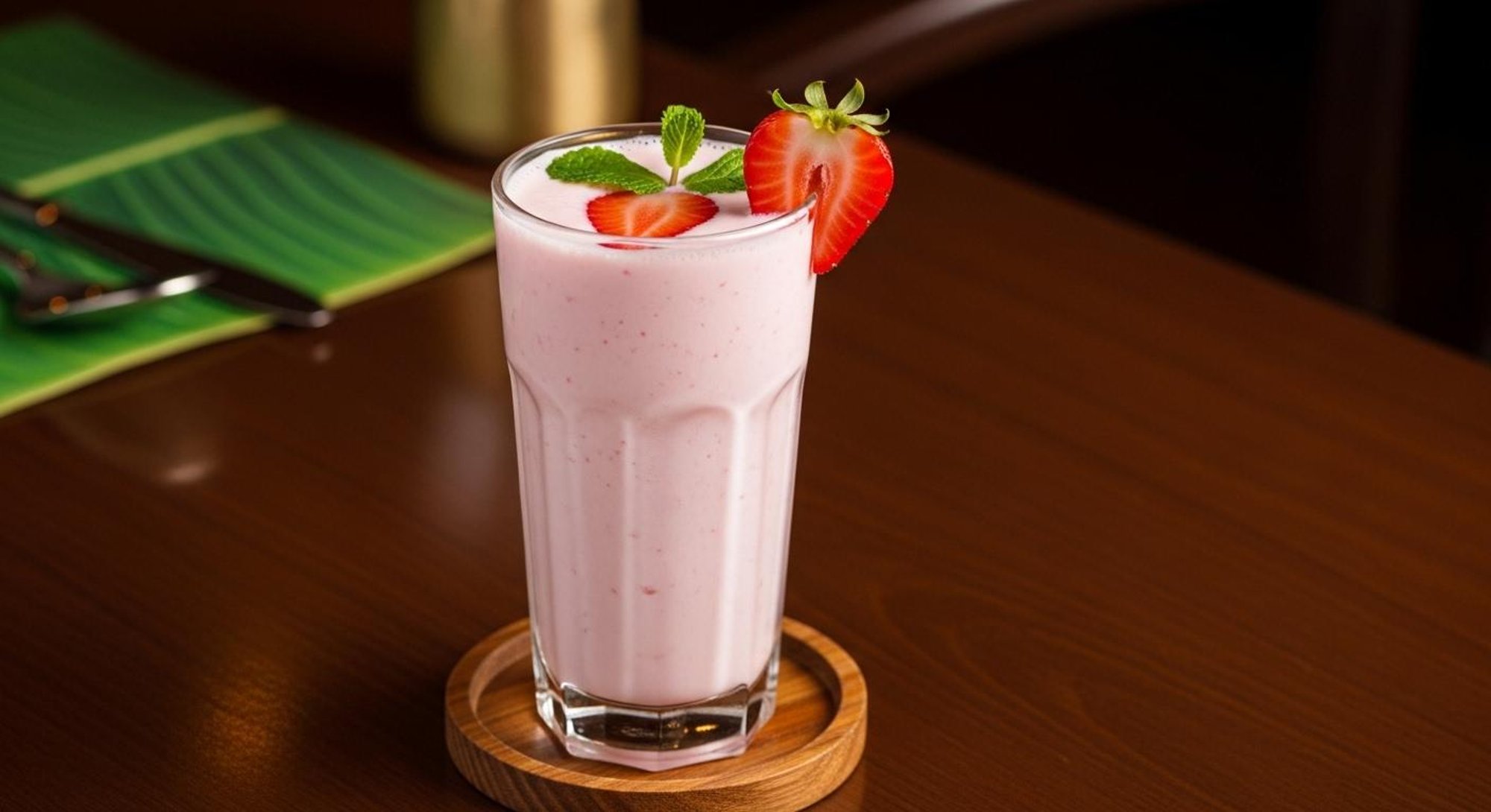 strawberry lassi
