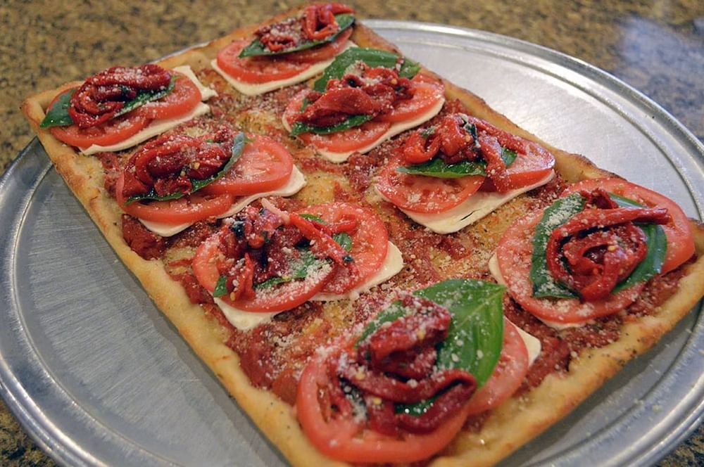 Eggplant Crispino Square Pizza