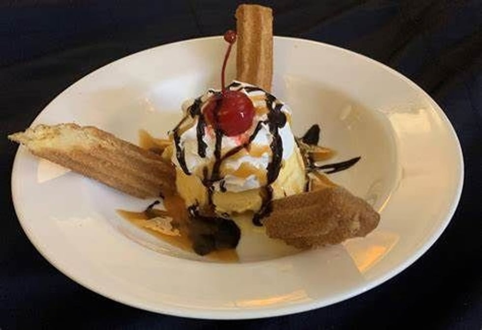 Churros with Ice Cream