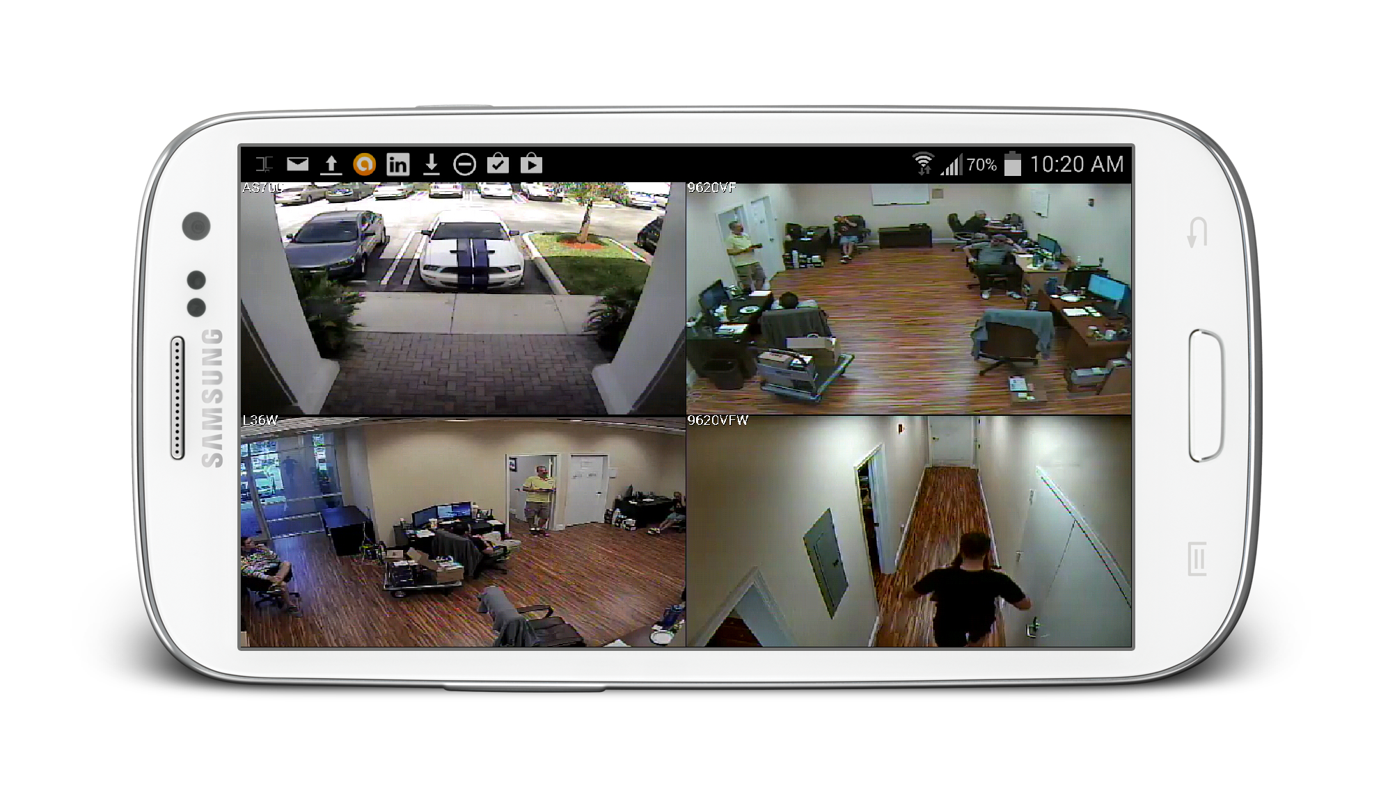 Stay connected, we Install your security systems so you can watch your home or office from any device.